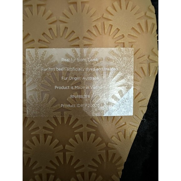 UGG Fluff Yeah Black Slide Sandals for Women, Size US 6 NEW - Picture 7 of 7